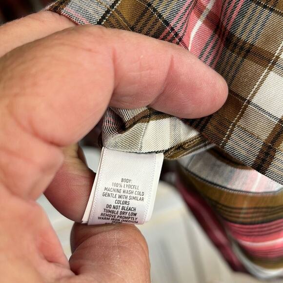 Bonobos size large mens shirt sleeve plaid shirt - Picture 3 of 3